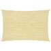 Voile d'ombrage 160 g/m² Beige 5x6 m PEHD - Photo n°1