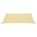 Voile d'ombrage 160 g/m² Beige 5x8 m PEHD - Photo n°2