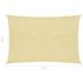 Voile d'ombrage 160 g/m² Beige 6x7 m PEHD - Photo n°6