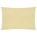 Voile d'ombrage 160 g/m² Beige 6x8 m PEHD - Photo n°1