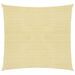 Voile d'ombrage 160 g/m² Beige 7x7 m PEHD - Photo n°1