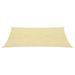 Voile d'ombrage 160 g/m² Beige 7x7 m PEHD - Photo n°2