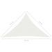 Voile d'ombrage 160 g/m² Blanc 2,5x2,5x3,5 m PEHD - Photo n°6