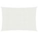 Voile d'ombrage 160 g/m² Blanc 2,5x3 m PEHD - Photo n°1