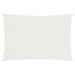 Voile d'ombrage 160 g/m² Blanc 2,5x4,5 m PEHD - Photo n°1