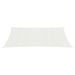 Voile d'ombrage 160 g/m² Blanc 2,5x4,5 m PEHD - Photo n°3