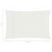 Voile d'ombrage 160 g/m² Blanc 2,5x4,5 m PEHD - Photo n°6