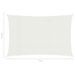 Voile d'ombrage 160 g/m² Blanc 2,5x4 m PEHD - Photo n°6