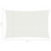 Voile d'ombrage 160 g/m² Blanc 2,5x5 m PEHD - Photo n°6