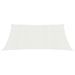 Voile d'ombrage 160 g/m² Blanc 2x4,5 m PEHD - Photo n°3