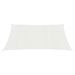 Voile d'ombrage 160 g/m² Blanc 3,5x4,5 m PEHD - Photo n°3