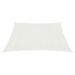 Voile d'ombrage 160 g/m² Blanc 3x3 m PEHD - Photo n°3