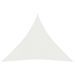 Voile d'ombrage 160 g/m² Blanc 3x3x3 m PEHD - Photo n°1