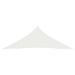 Voile d'ombrage 160 g/m² Blanc 3x3x3 m PEHD - Photo n°3