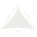 Voile d'ombrage 160 g/m² Blanc 3x3x3 m PEHD - Photo n°6