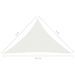 Voile d'ombrage 160 g/m² Blanc 3x3x4,2 m PEHD - Photo n°6