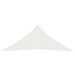 Voile d'ombrage 160 g/m² Blanc 3x4x4 m PEHD - Photo n°3