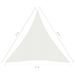 Voile d'ombrage 160 g/m² Blanc 3x4x4 m PEHD - Photo n°6