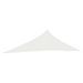 Voile d'ombrage 160 g/m² Blanc 3x4x5 m PEHD - Photo n°3