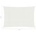 Voile d'ombrage 160 g/m² Blanc 3x5 m PEHD - Photo n°6