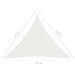 Voile d'ombrage 160 g/m² Blanc 4,5x4,5x4,5 m PEHD - Photo n°6