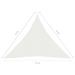 Voile d'ombrage 160 g/m² Blanc 4x4x4 m PEHD - Photo n°6