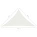 Voile d'ombrage 160 g/m² Blanc 4x4x5,8 m PEHD - Photo n°6