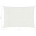 Voile d'ombrage 160 g/m² Blanc 4x5 m PEHD - Photo n°6