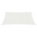 Voile d'ombrage 160 g/m² Blanc 4x7 m PEHD - Photo n°3