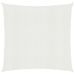 Voile d'ombrage 160 g/m² Blanc 5x5 m PEHD - Photo n°1