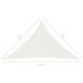 Voile d'ombrage 160 g/m² Blanc 5x5x6 m PEHD - Photo n°6