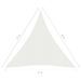 Voile d'ombrage 160 g/m² Blanc 5x6x6 m PEHD - Photo n°6