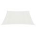 Voile d'ombrage 160 g/m² Blanc 6x6 m PEHD - Photo n°3