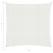 Voile d'ombrage 160 g/m² Blanc 6x6 m PEHD - Photo n°6