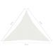 Voile d'ombrage 160 g/m² Blanc 6x6x6 m PEHD - Photo n°6