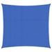 Voile d'ombrage 160 g/m² Bleu 2,5x2,5 m PEHD - Photo n°1