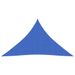 Voile d'ombrage 160 g/m² Bleu 2,5x2,5x3,5 m PEHD - Photo n°1