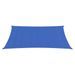 Voile d'ombrage 160 g/m² Bleu 2,5x3,5 m PEHD - Photo n°3