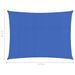 Voile d'ombrage 160 g/m² Bleu 2,5x3,5 m PEHD - Photo n°6