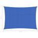 Voile d'ombrage 160 g/m² Bleu 2,5x4,5 m PEHD - Photo n°6