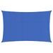 Voile d'ombrage 160 g/m² Bleu 2x5 m PEHD - Photo n°1