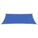 Voile d'ombrage 160 g/m² Bleu 2x5 m PEHD - Photo n°3