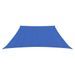 Voile d'ombrage 160 g/m² Bleu 3/4x2 m PEHD - Photo n°3