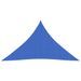 Voile d'ombrage 160 g/m² Bleu 3x3x4,2 m PEHD - Photo n°1