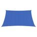 Voile d'ombrage 160 g/m² carré bleu 5x5 m PEHD - Photo n°2