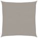 Voile d'ombrage 160 g/m² carré gris clair 2,5x2,5 m PEHD - Photo n°2