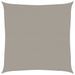 Voile d'ombrage 160 g/m² carré gris clair 4,5x4,5 m PEHD - Photo n°2