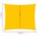 Voile d'ombrage 160 g/m² carré jaune 4x4 m PEHD - Photo n°6