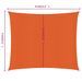 Voile d'ombrage 160 g/m² carré orange 4x4 m PEHD - Photo n°6