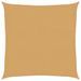 Voile d'ombrage 160 g/m² carré sable 3,6x3,6 m PEHD - Photo n°2